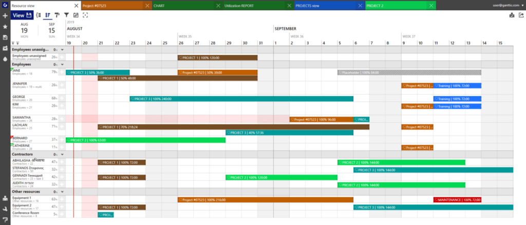 Gantt Chart 