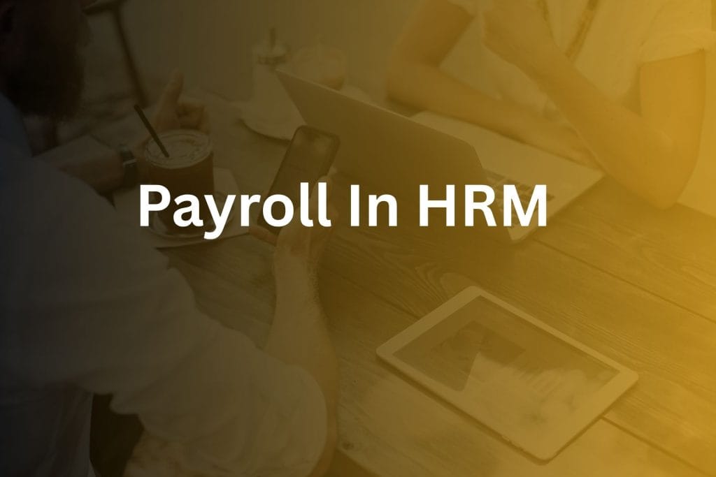 Payroll in hrm